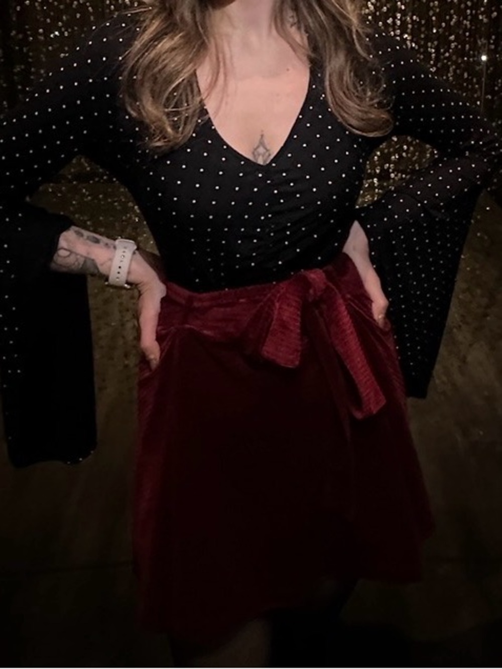 We The Free What a Babe Bell-Sleeve Printed Top Size L - Picture 7 of 7